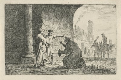 Lot und die zwei Engel von Claes Moeyaert