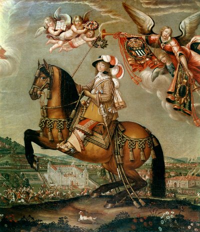 Reiterporträt von Alberte Barbe d