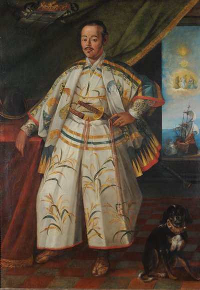 Porträt von Hasekura Rokuemon Tsunenaga von Claude Deruet