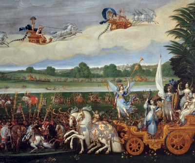 Die vier Elemente. Die Erde (Detail rechts) von Claude Deruet