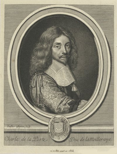 Charles de la Porte, Herzog von La Meilleraye 1602-1664, ca. 1690 von Claude Duflos