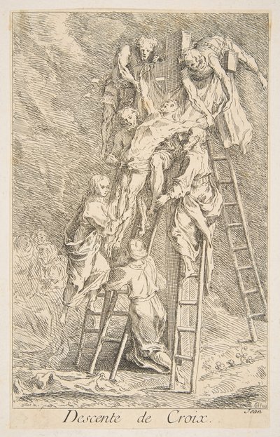 Kreuzabnahme von Claude Gillot, Jacques Gabriel Huquier