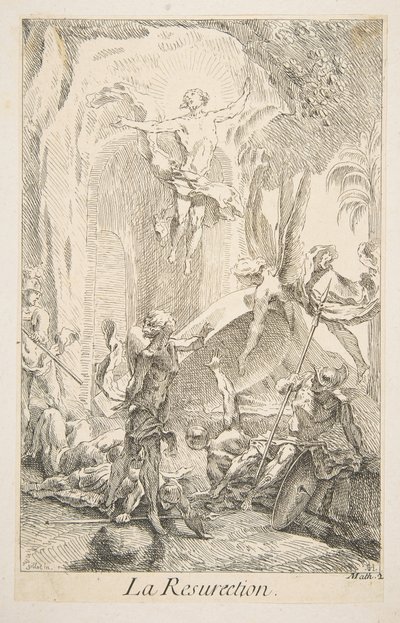 Auferstehung von Claude Gillot, Jacques Gabriel Huquier