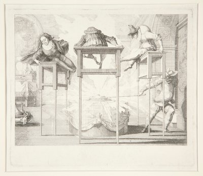 Schelmischer Harlekin von Claude Gillot