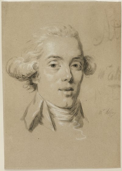Porträt eines jungen Mannes von Claude Jean Baptiste Hoin