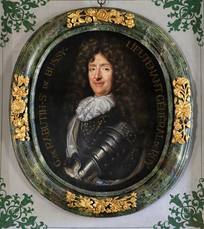 Porträt von Roger Bussy-Rabutin. Schloss Bussy-Rabutin. von Claude Lefebvre