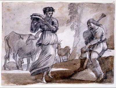Ländlicher Tanz von Claude Lorrain