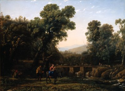 Die Flucht nach Ägypten von Claude Lorrain (1600 82)