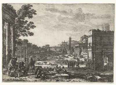 Forum Romanum in Rom von Claude Lorrain