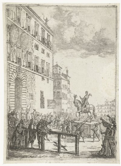 Reiterstandbild des Kaisers des Heiligen Römischen Reiches von Claude Lorrain