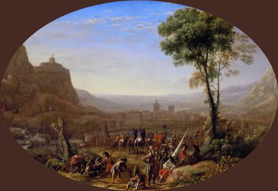 Der Pass von Susa, eingenommen von Ludwig XIII. im Jahr 1629, ca. 1631 von Claude Lorrain