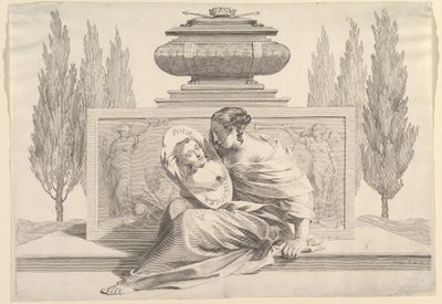 Allegorie zu Ehren von Anna von Österreich, ca. 1643 von Claude Mellan