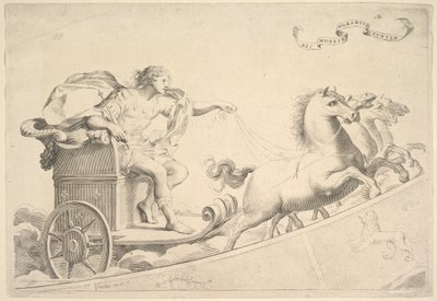 Allegorie zu Ehren von Ludwig XIV. von Claude Mellan