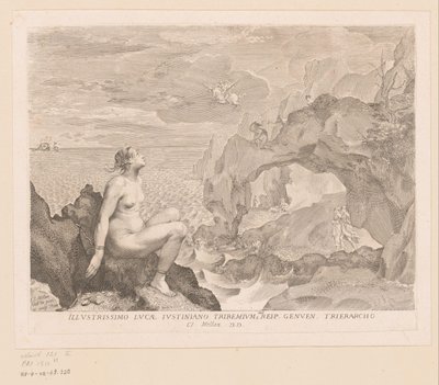 Perseus befreit Andromeda von Claude Mellan