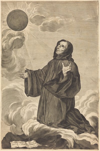 Heiliger Benedikt von Claude Mellan