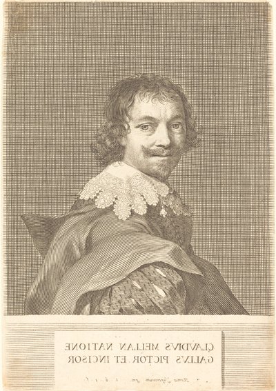 Selbstporträt von Claude Mellan