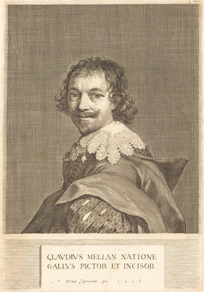 Selbstporträt von Claude Mellan