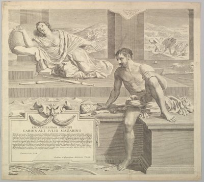 Theologische These von Antoine Talon von Claude Mellan