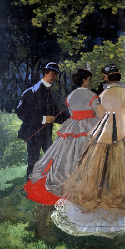 Frühstück im Grünen (Fragment) von Claude Monet