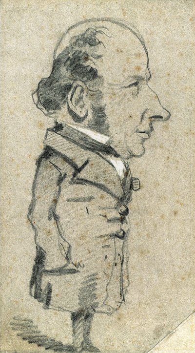 Karikatur von Eugène Marcel von Claude Monet