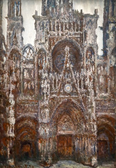 Kathedrale von Rouen, Portalansicht, Braune Harmonie von Claude Monet