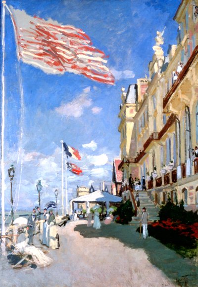 Hotel des Roches Noires, Trouville von Claude Monet