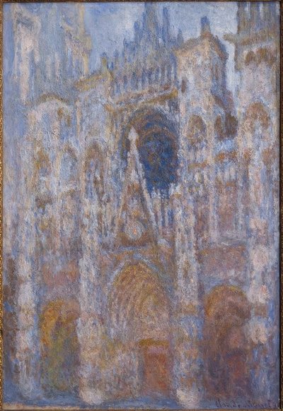 Die Kathedrale von Rouen. Das Portal, Morgensonne von Claude Monet