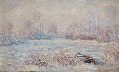 Der Frost bei Vétheuil von Claude Monet