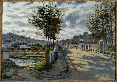 Le pont de Bougival von Claude Monet