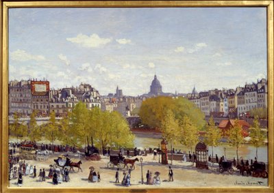 Der Quai du Louvre in Paris im Jahr 1867. Gemälde von Claude Monet (1840-1926) von Claude Monet