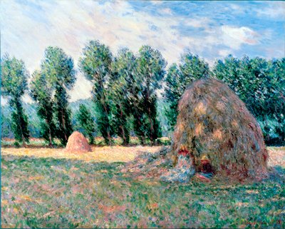 Die Heuhaufen von Claude Monet