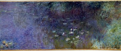 Die Seerosen: Morgen (Detail) von Claude Monet