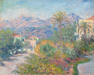 Römische Straße in Bordighera; Strada Romana a Bordighera, 1884 von Claude Monet