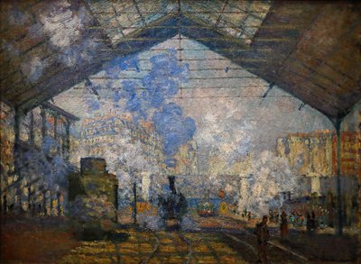 Bahnhof Saint-Lazare von Claude Monet