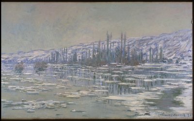 Das Auseinanderbrechen des Eises von Claude Monet