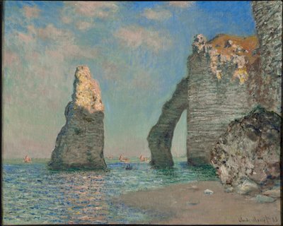 Die Klippen von Étretat von Claude Monet