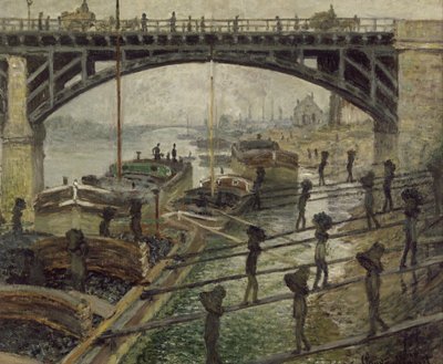Die Kohlenmänner von Claude Monet