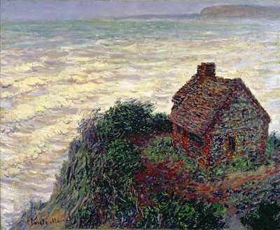 Das Haus des Zollbeamten, Varengeville, 1882 von Claude Monet