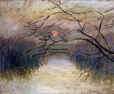 Die Seine bei Vetheuil von Claude Monet