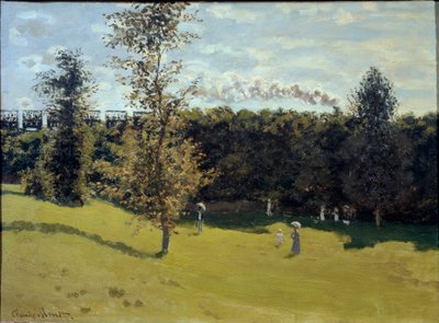 Zug auf dem Land, ca. 1870 von Claude Monet