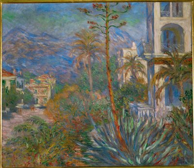 Villen in Bordighera, Italien von Claude Monet