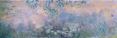 Seerosen (Le bassin aux nymphéas avec iris) von Claude Monet