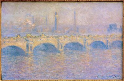 Waterloo Bridge, Sonne von Claude Monet