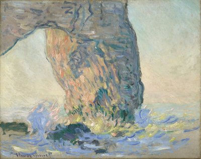 Wellen an der Manneporte von Claude Monet