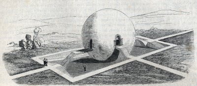 Entwurf eines Bauernwächterhauses von Claude Nicolas Ledoux (1736-1806). von Claude Nicolas Ledoux