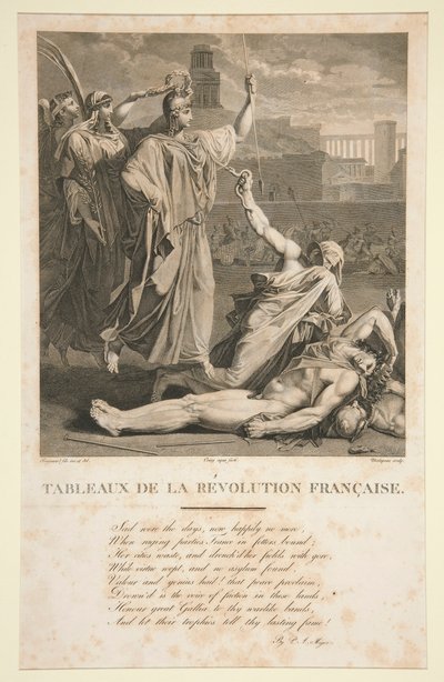 Tableaux de la Revolution Francaise von Claude Nicolas Malapeau