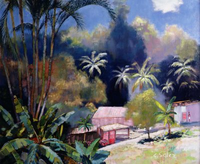 Tropischer Wald, Martinique von Claude Salez