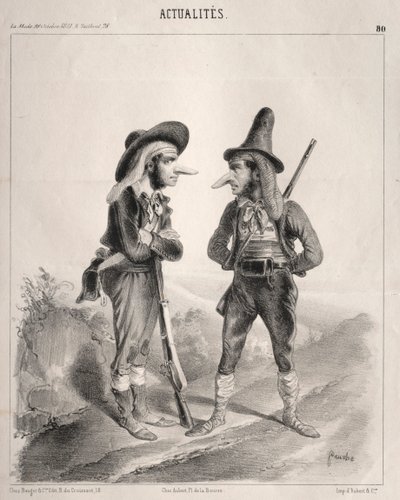 Actualités: Insurgez-vous donc! ...hien! voilà qui va devenir gentil!..., 1841 von Clémente Pruche