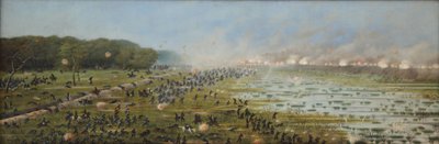 Angriff der ersten brasilianischen Kolonne auf Curupaytí von Candido Lopez