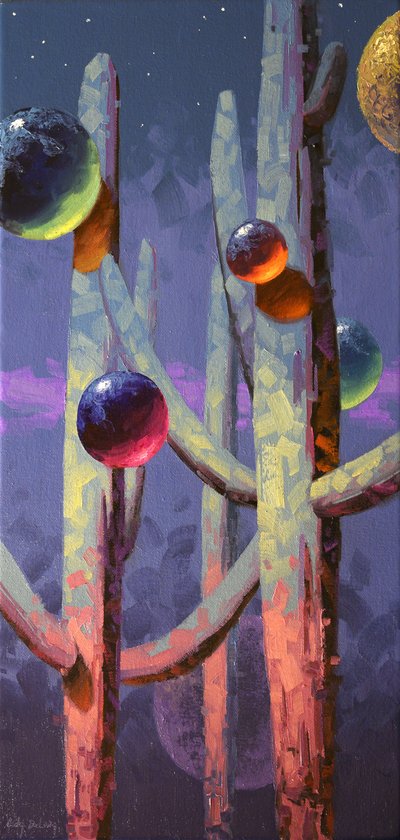 Saguaro Himmlische Nacht von Cody DeLong